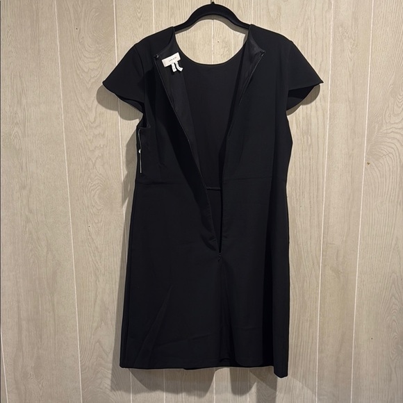 NWT Lark & Ro Black Sheath Mini Dress Crew Neck - Picture 5 of 6
